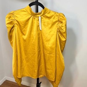 Mustard Long Sleeve Blouse